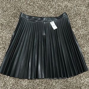 Express pleated Black Skirt.